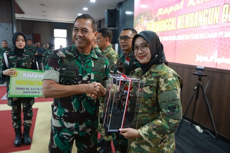Kerja Nyata Kodim 0825/Banyuwangi Torehkan Prestasi Gemilang di TMMD ke-125, Raih Tiga Penghargaan Piala KASAD Sekaligus”