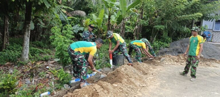 Satgas TNI Manunggal Membangun Desa (TMMD) ke-126 Kodim 0818/Malang-Batu terus menunjukkan kemajuan signifikan
