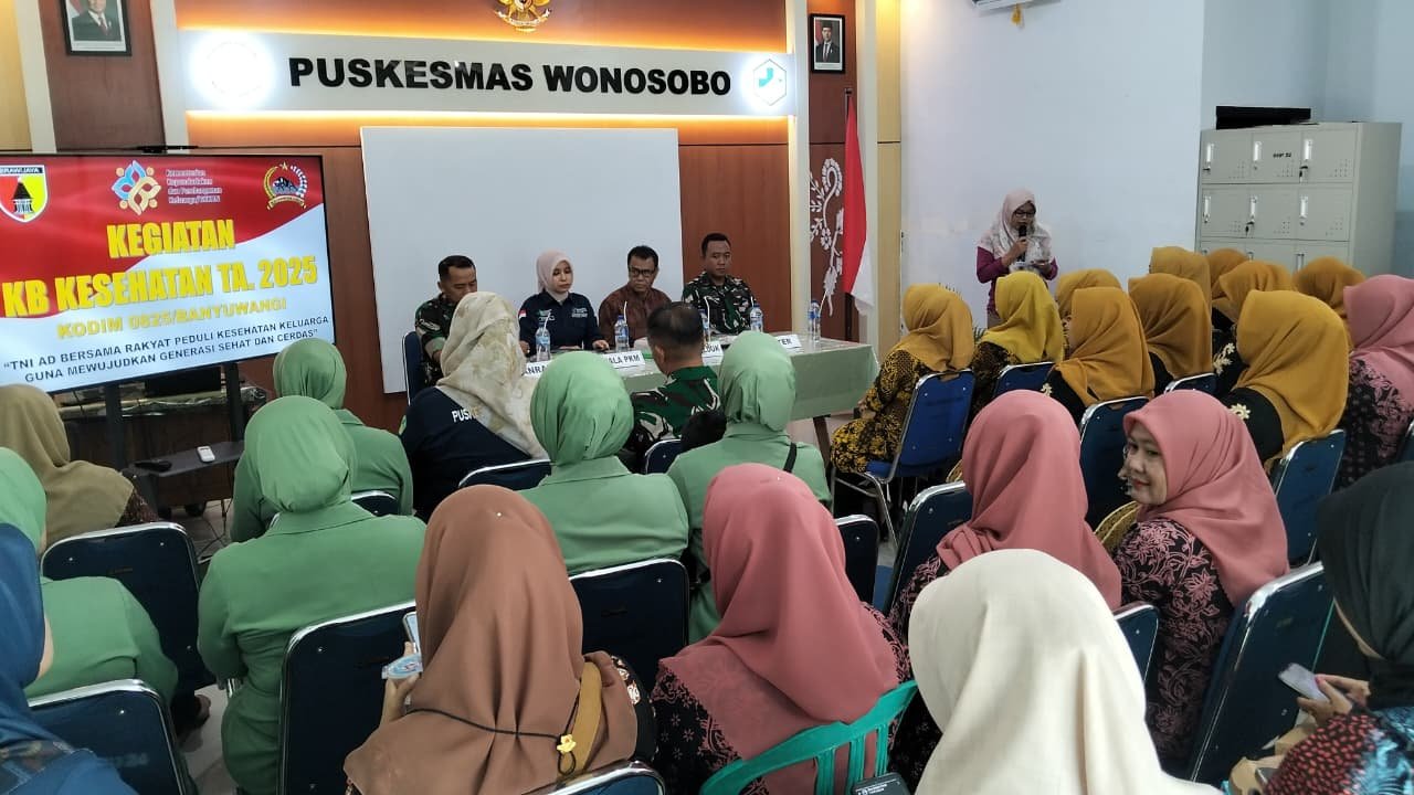 Kodim 0825 Bersama BKKBN dan Puskesmas Wonosobo Gelar Sosialisasi, Penyuluhan, dan Safari KB