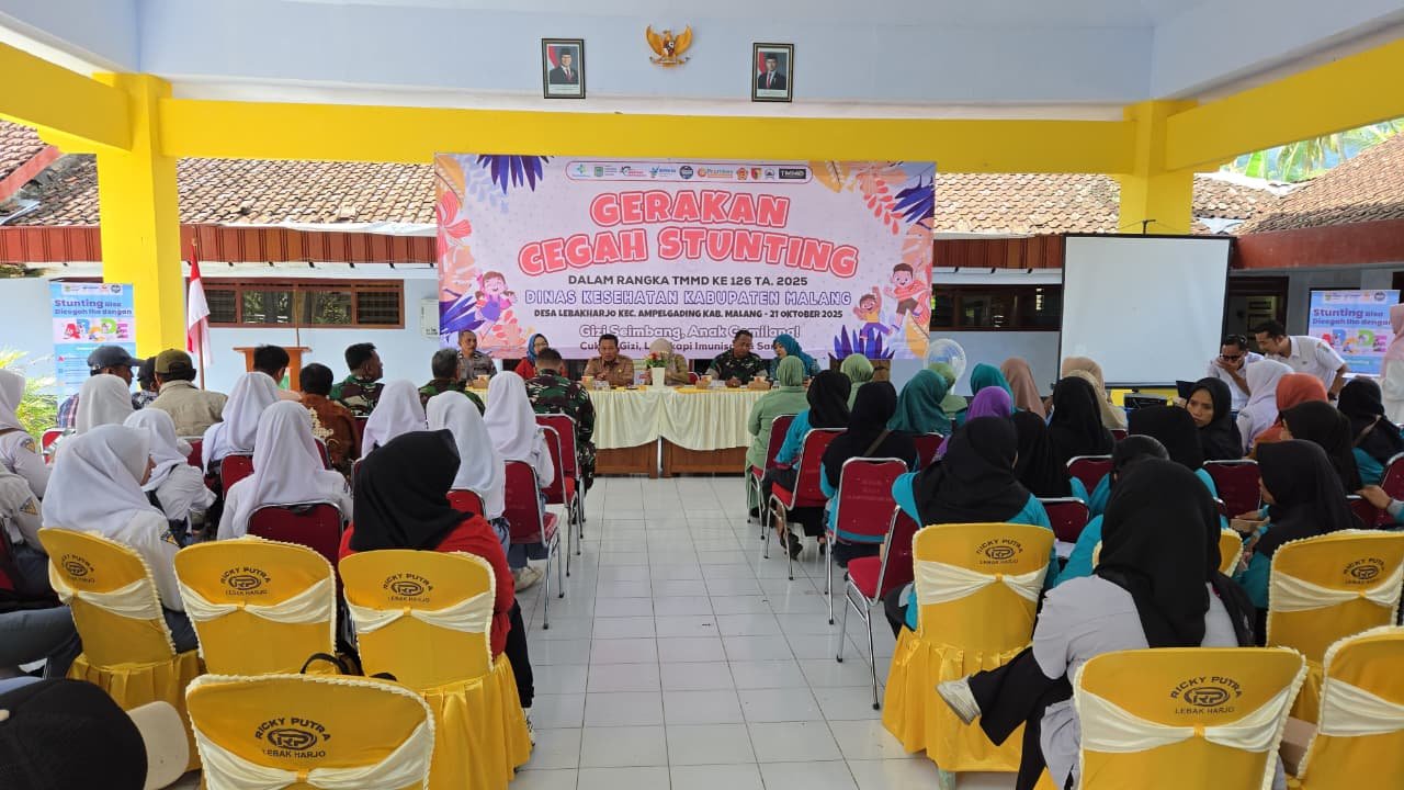 Gerakan Cegah Stunting di TMMD 126 Lebakharjo