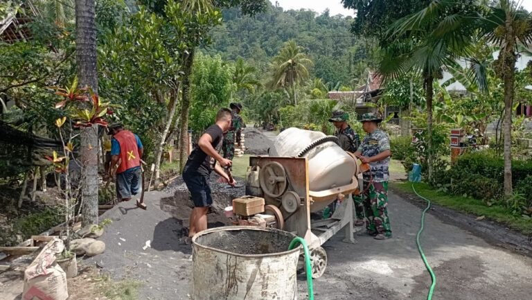 Progres Drainase TMMD 126 di Dusun Krajan 1B Capai 60 Persen