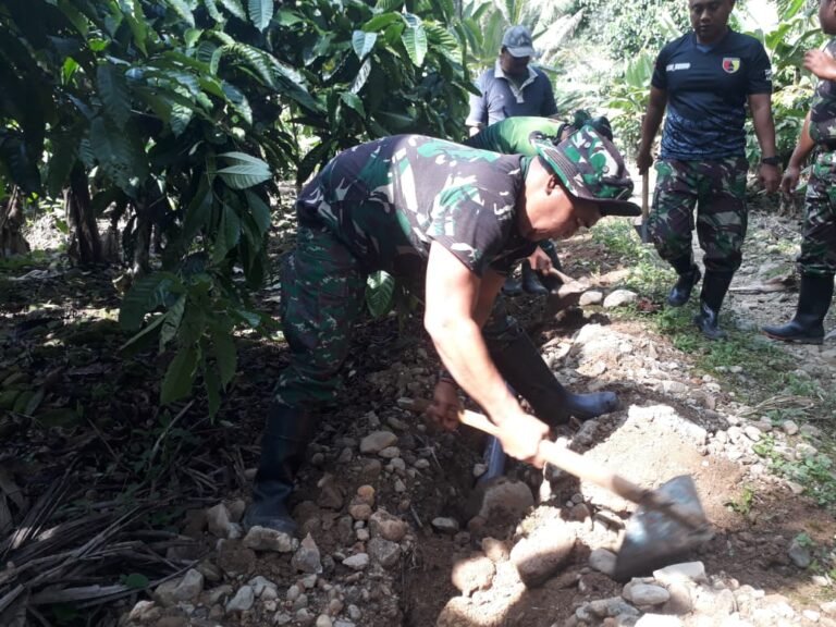 Program TNI Manunggal Membangun Desa (TMMD) Ke-126 Kodim 0818/Malang-Batu terus menunjukkan kemajuan signifikan.