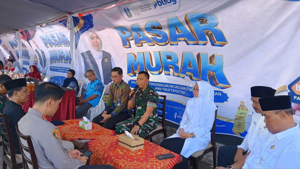 Dandim 0825/Banyuwangi Hadiri Pasar Murah KDMP Tukangkayu, Sinergi Forkopimda Kendalikan Inflasi di Bulan Ramadhan