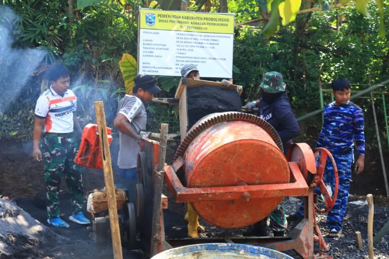 Pembangunan Tandon SPAM dan Pipanisasi di Dusun Klagin Terus Dikebut Satgas TMMD ke-128.