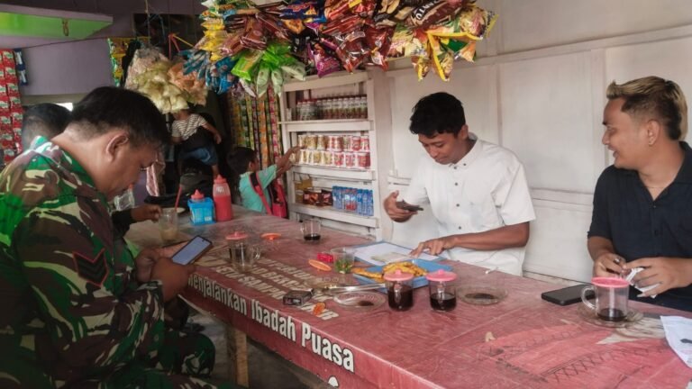 TMMD Ke-128 Gerakkan Roda Ekonomi Desa Brabe, Warung dan Toko Lokal Kebanjiran Pembeli
