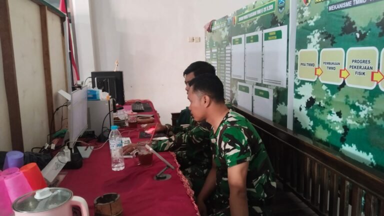 Progres TMMD Ke-128 di Desa Brabe Capai Tahap Signifikan, Kodim 0820 Probolinggo Sampaikan Laporan