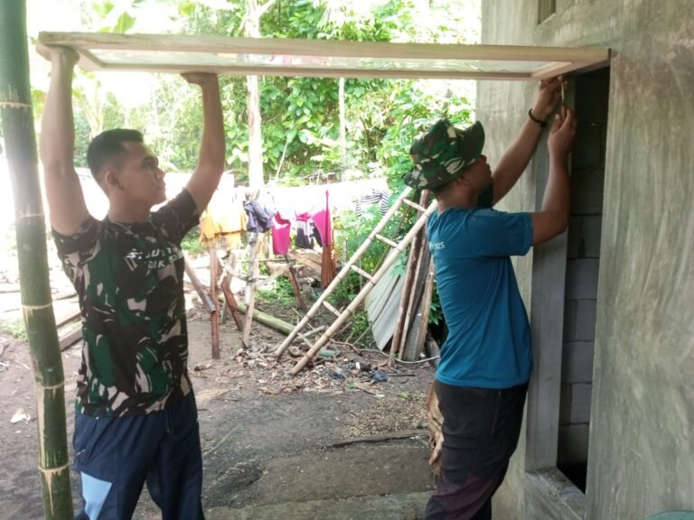 RTLH B. Rikso di Dusun Klagin Capai 75 Persen, Satgas TMMD Ke-128 Kebut Finishing