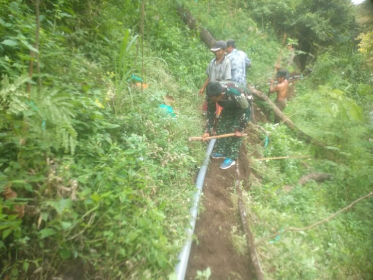 Pengerjaan Pipanisasi dan Penimbunan Pipa di Dusun Klagin Capai 80 Persen