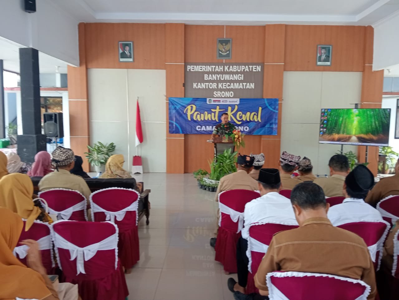 Lepas Sambut Camat Srono Banyuwangi, Danramil Srono Ajak Perkuat Sinergi Hadapi Tantangan Wilayah